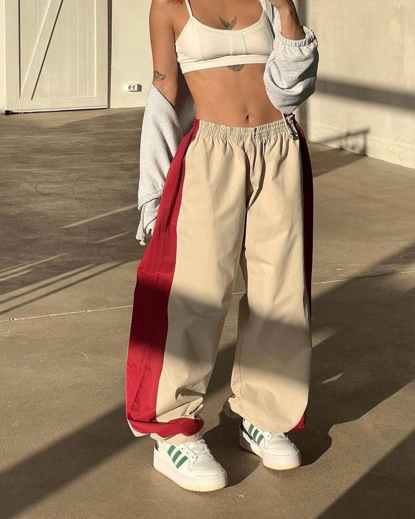 Streetwear Siyah Çizgili Eşofman Altı