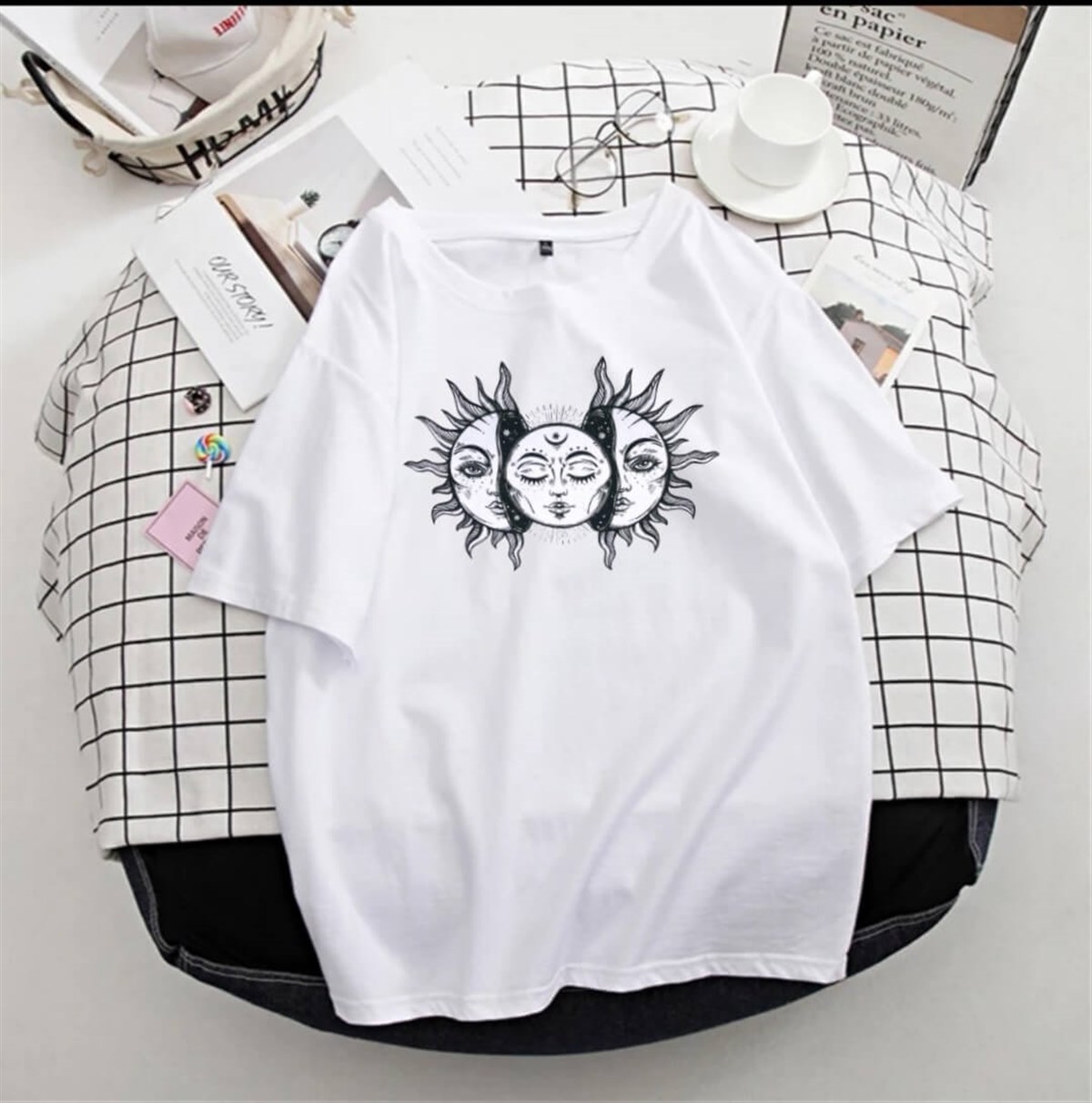 Sun And Moon Oversize T-Shirt