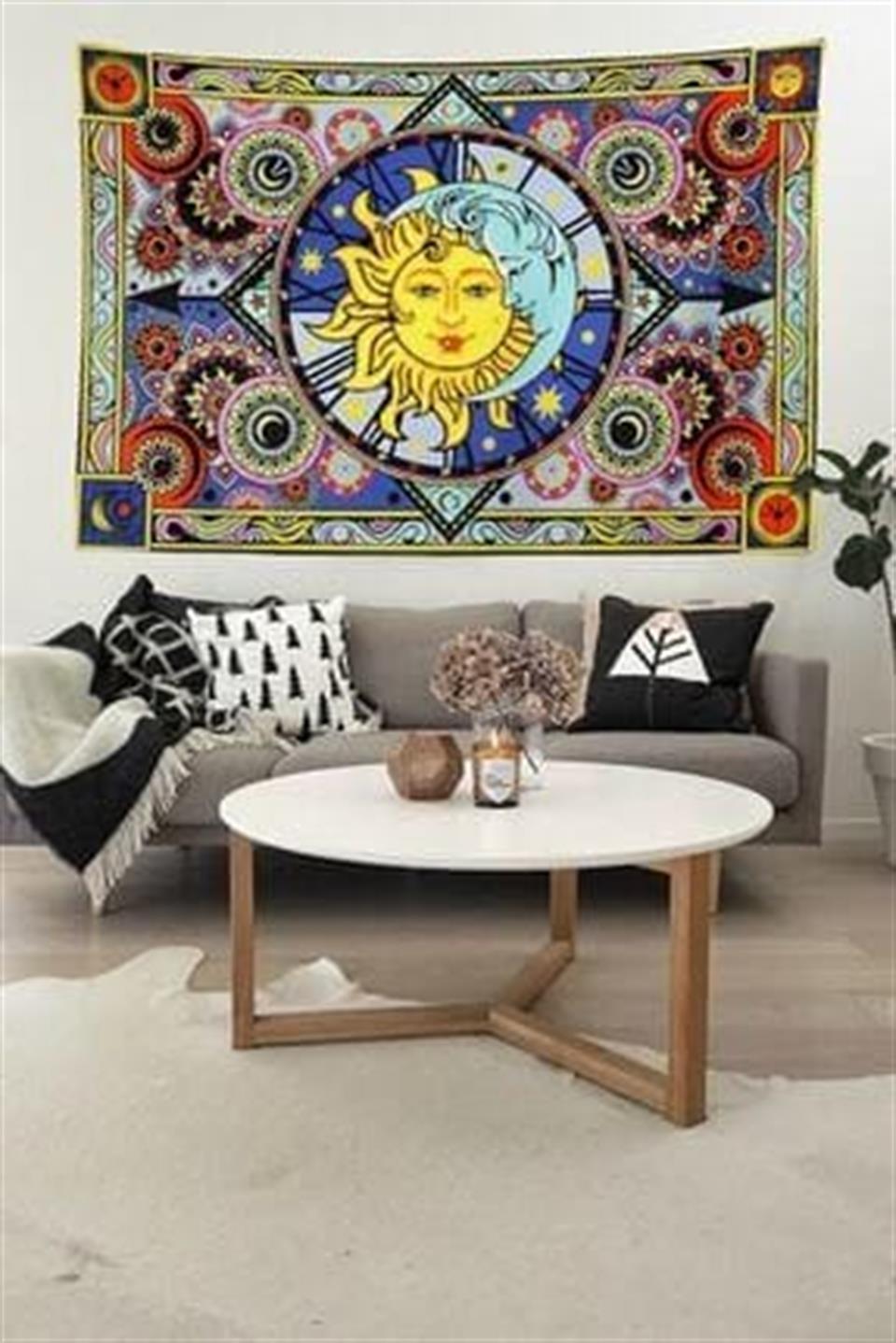 Sun & Moon Duvar Halısı