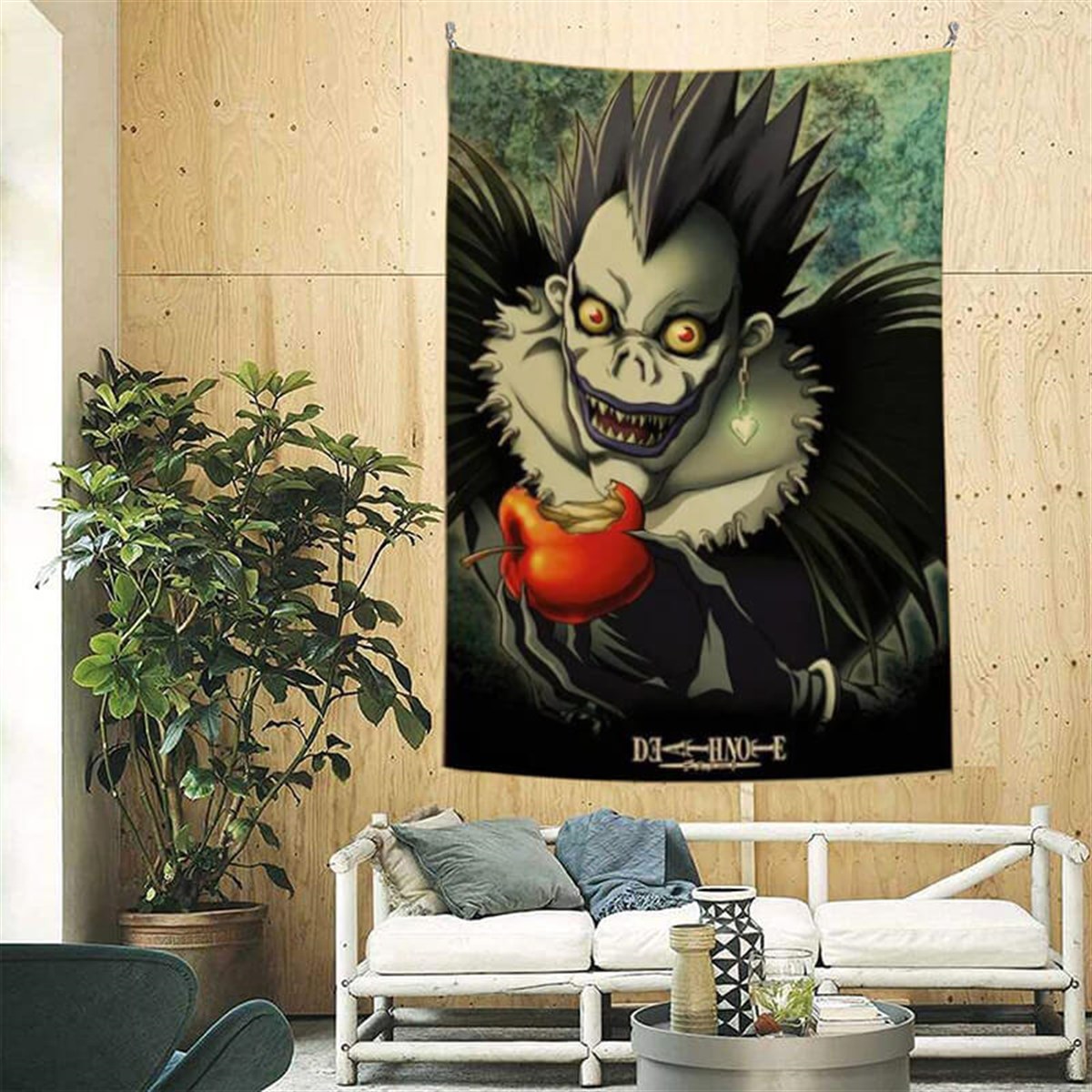 Touz 70 x 100 Cm Death Note Ryuk Apple Duvar Halısı