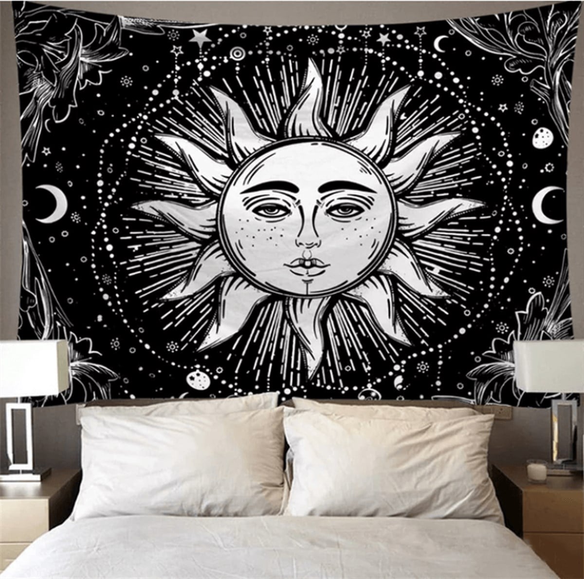 Touz 70 x 100 Cm Sun Face Duvar Halısı