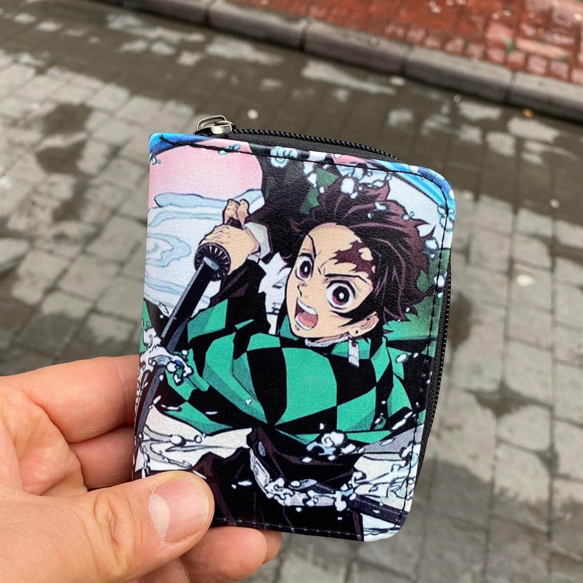 Touz Anime Demon Slayer Kimetsu No Yaiba Kısa Cüzdan