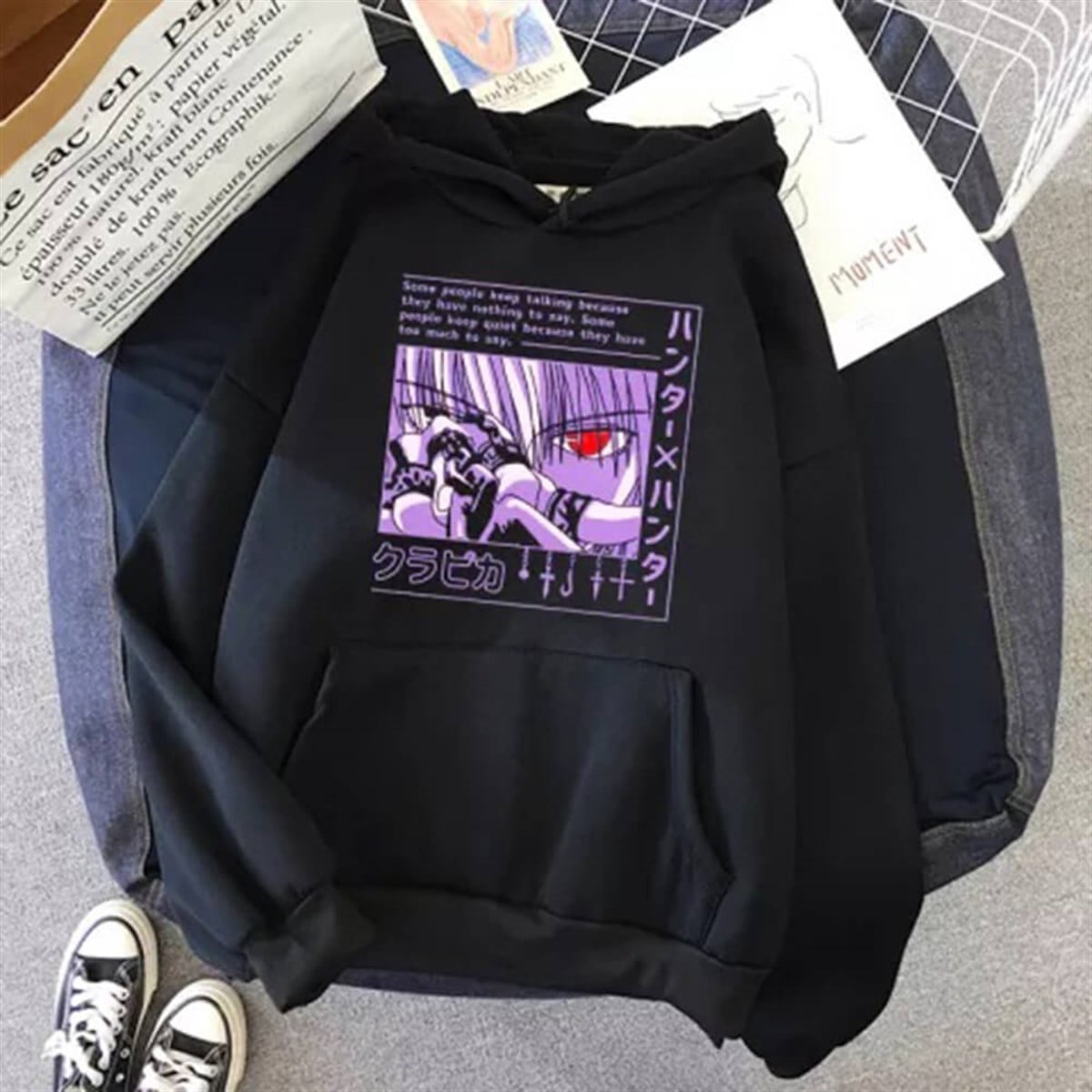 Touz Anime Hunter X Hunter : Kurapika (Unisex) Kapşonlu