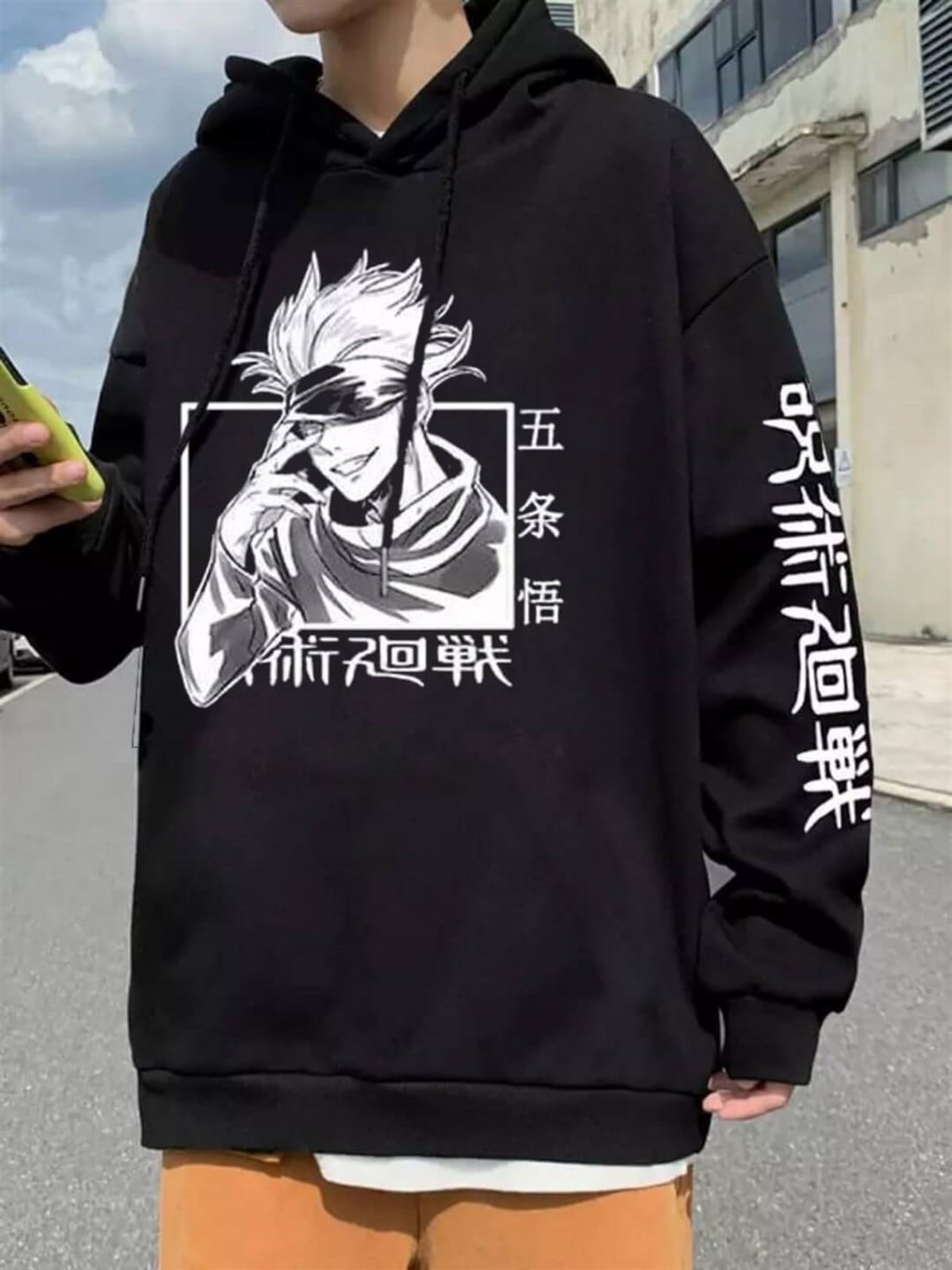 Touz Anime Jujutsu Kaisen Unisex Kapşonlu