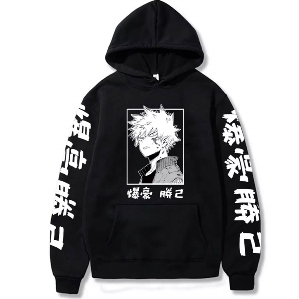 Touz Anime My Hero Academia Bakugou Unisex Kapşonlu