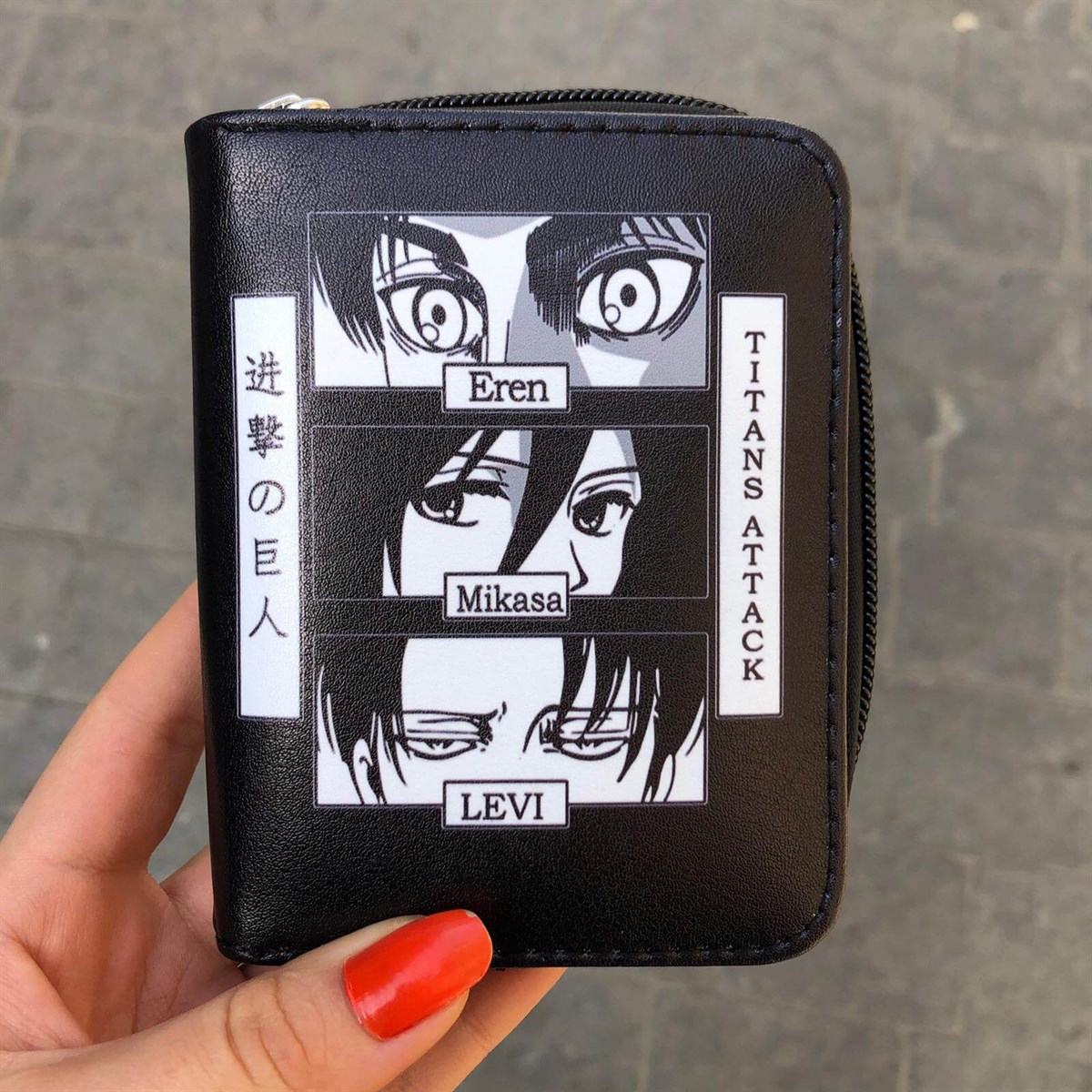 Touz Attack On Titan Eyes Kısa Cüzdan
