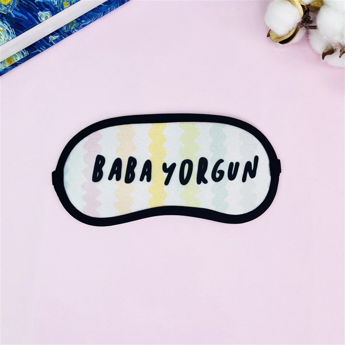 Touz Baba Yorgun Tasarımlı Uyku Bandı