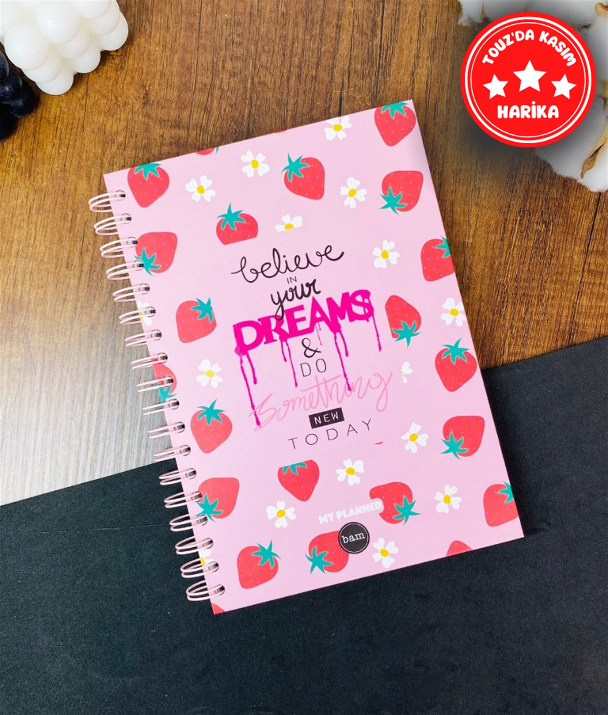 Touz Believe In Your Dreams Tasarımlı Konuşan Ajanda