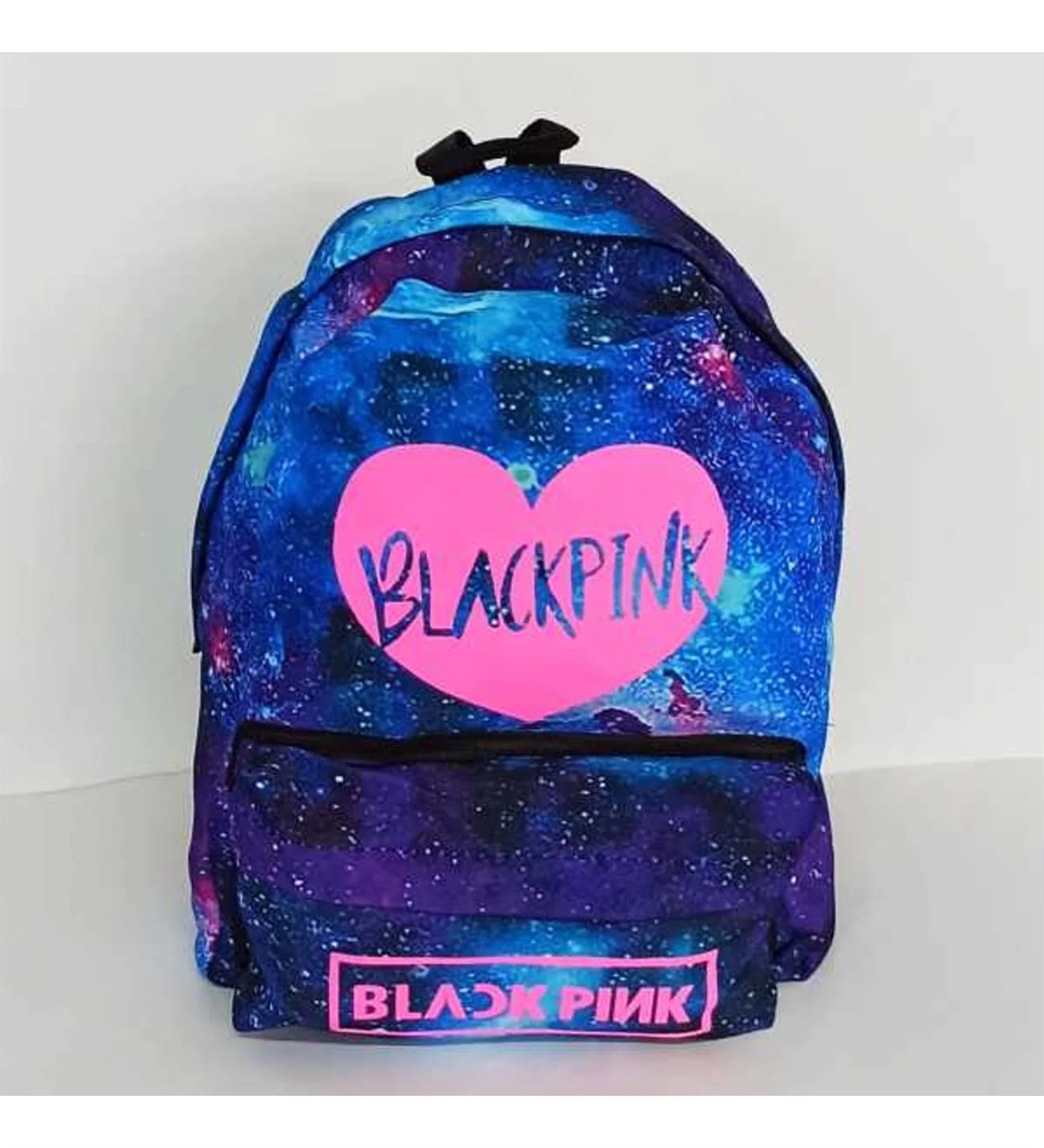 Touz Black Pink Baskılı Sırt Çantası