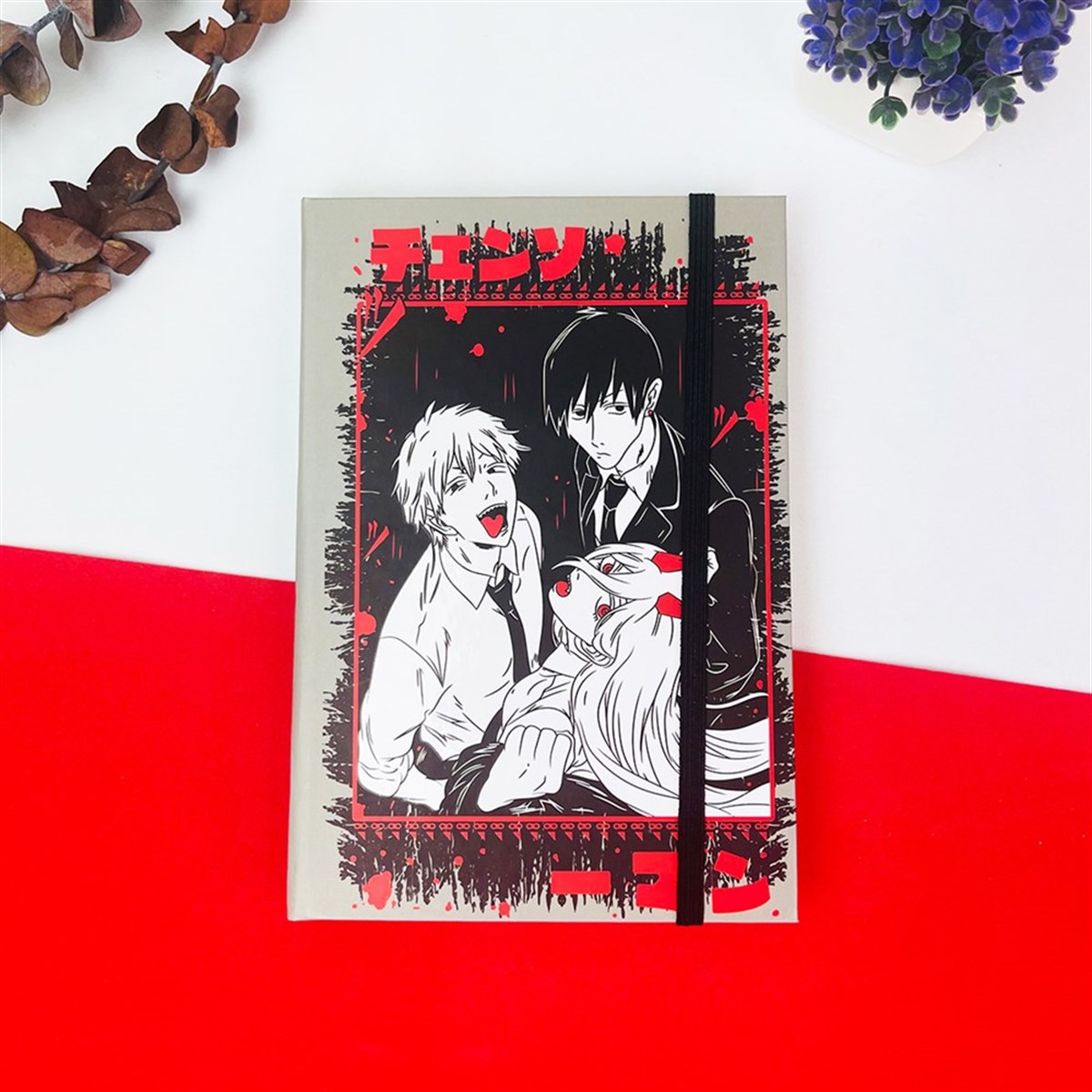 Touz China Saw Tasarımlı Lastikli Defter