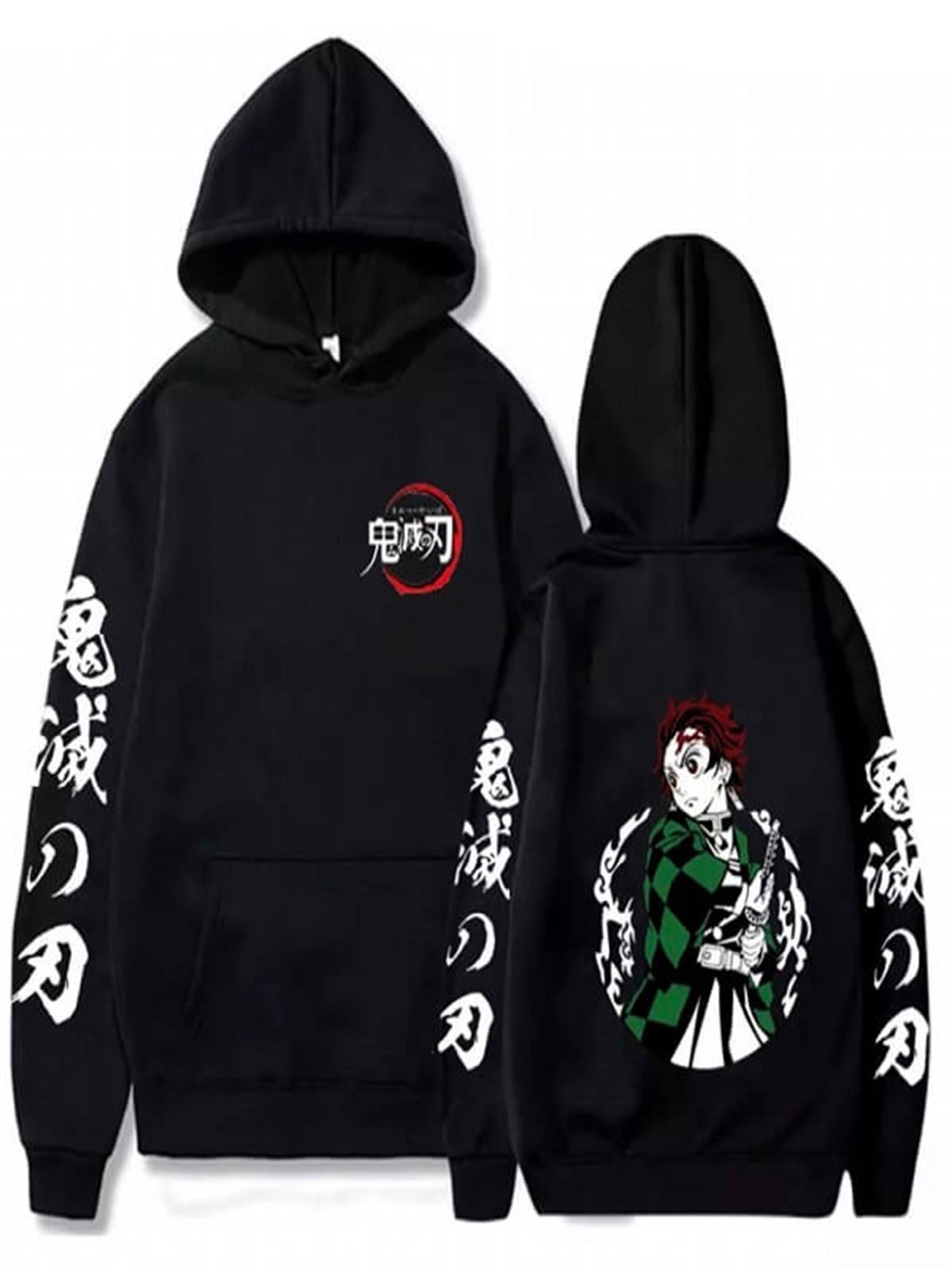 Touz Demon Slayer Tanjiro (Unisex) Kapşonlu