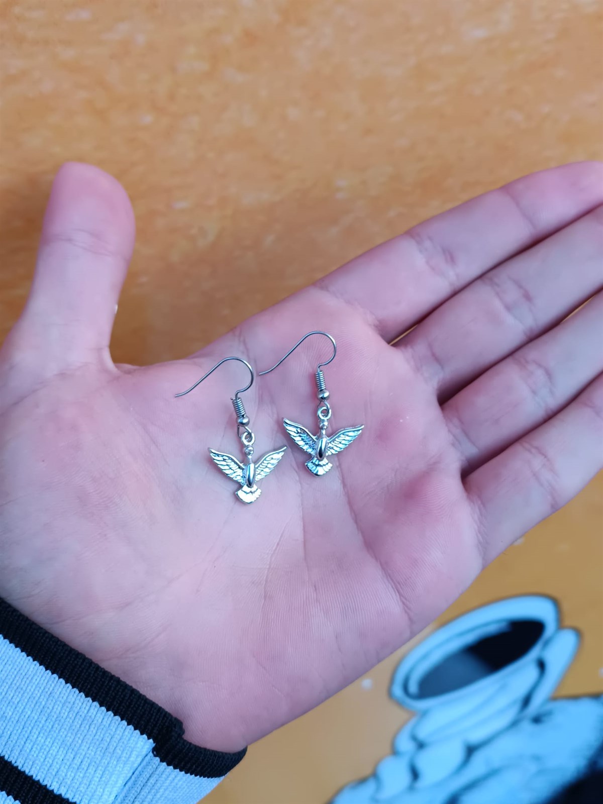 Touz Gothic Hawk Çift Küpe