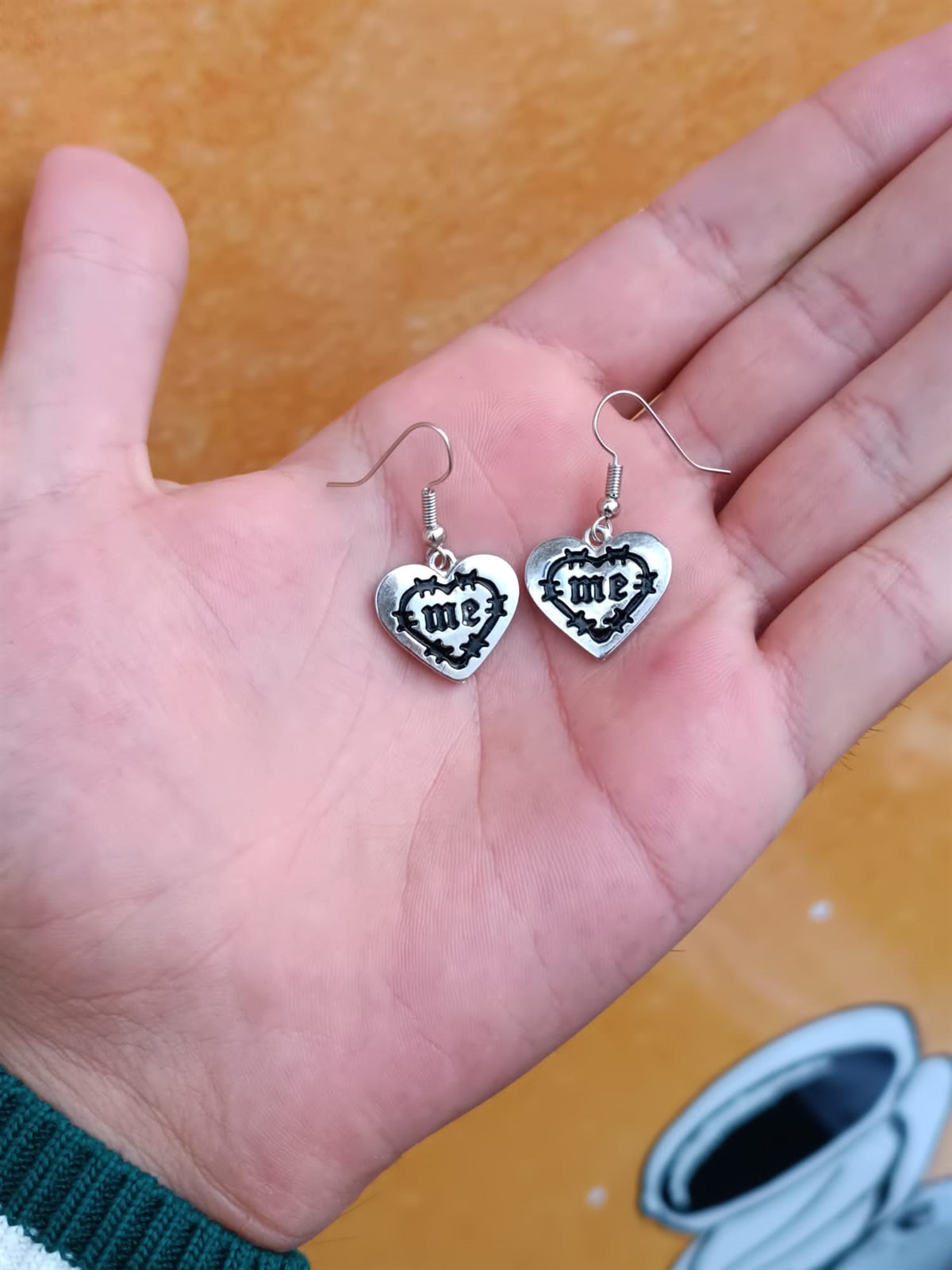 Touz Gothic Me In Heart Çift Küpe