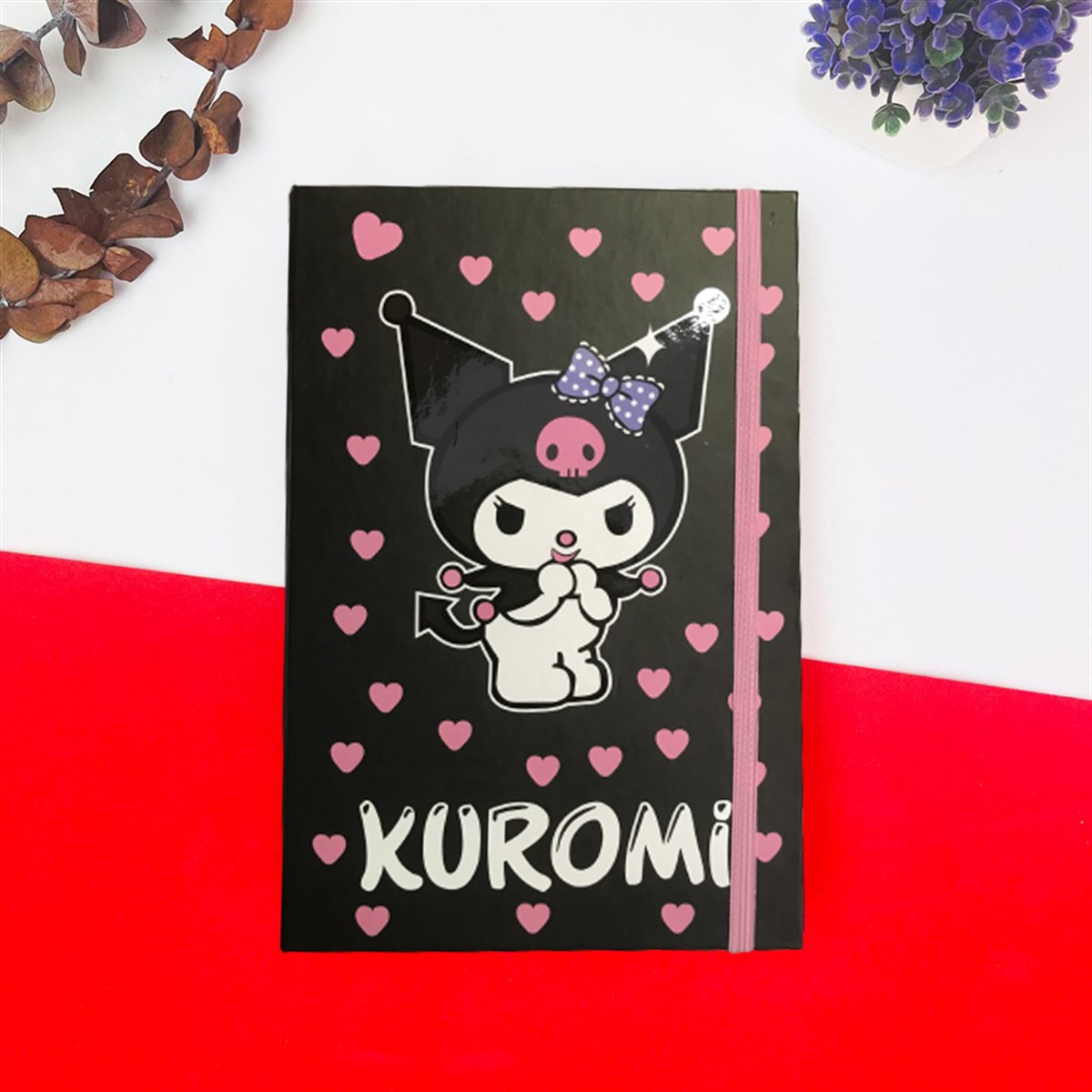 Touz Kuromi Tasarımlı Lastikli Defter