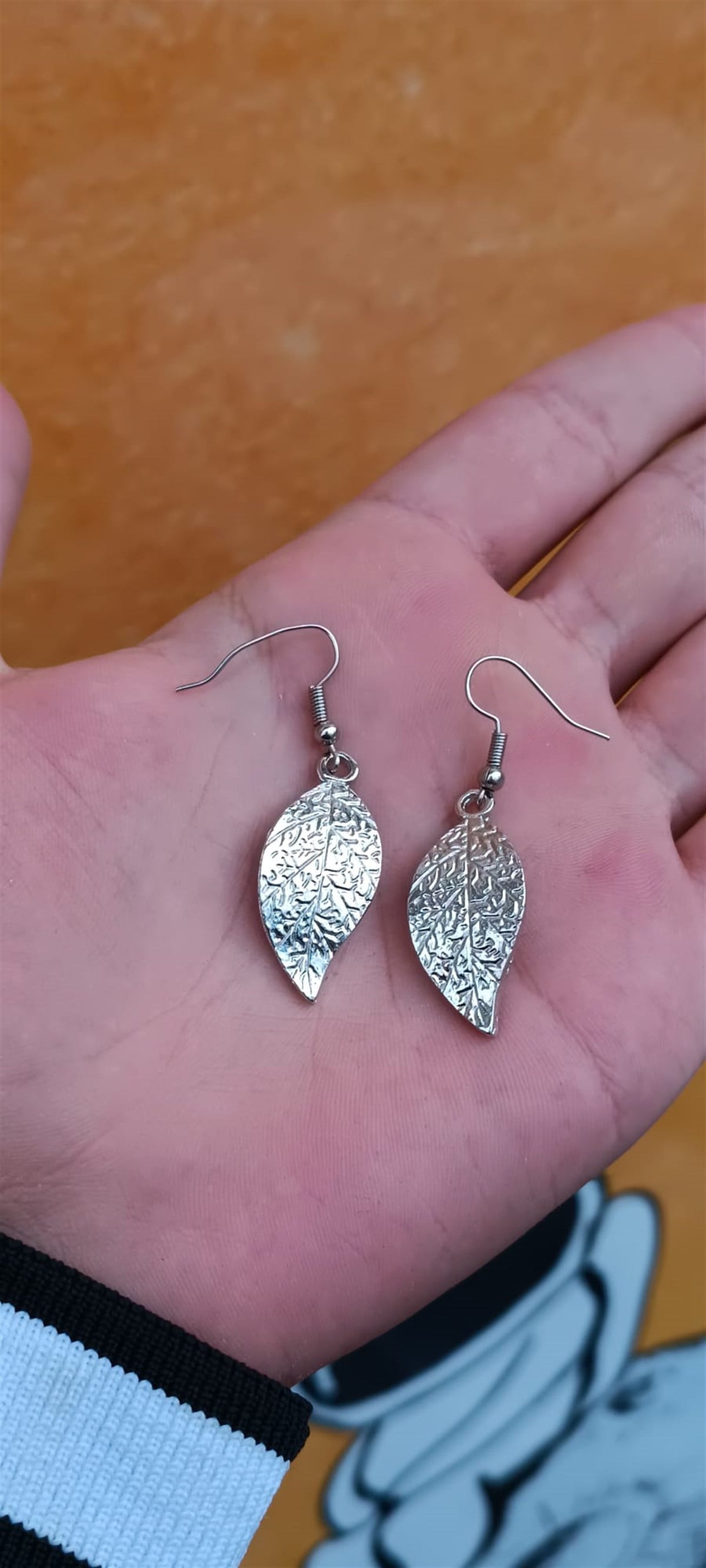 Touz Leaf Çift Küpe