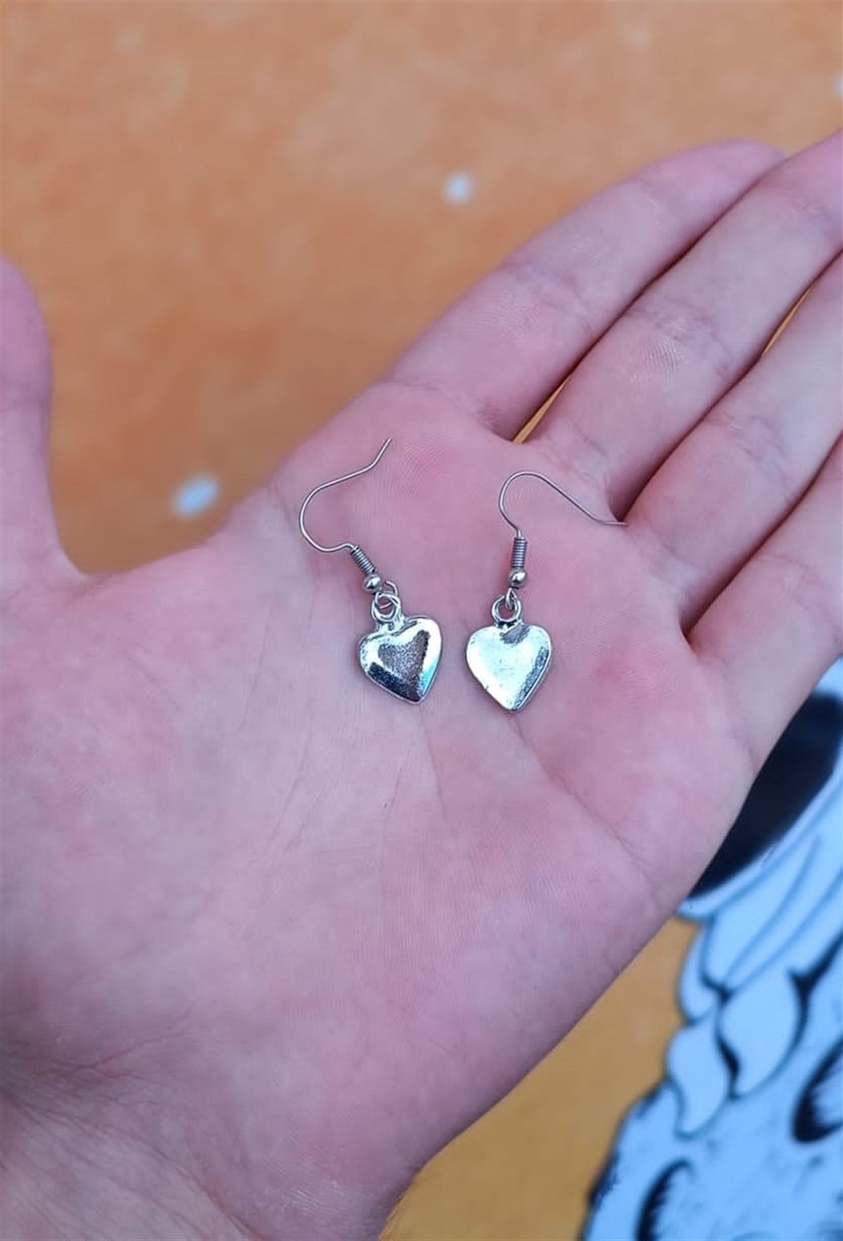 Touz Mini Heart Çift Küpe