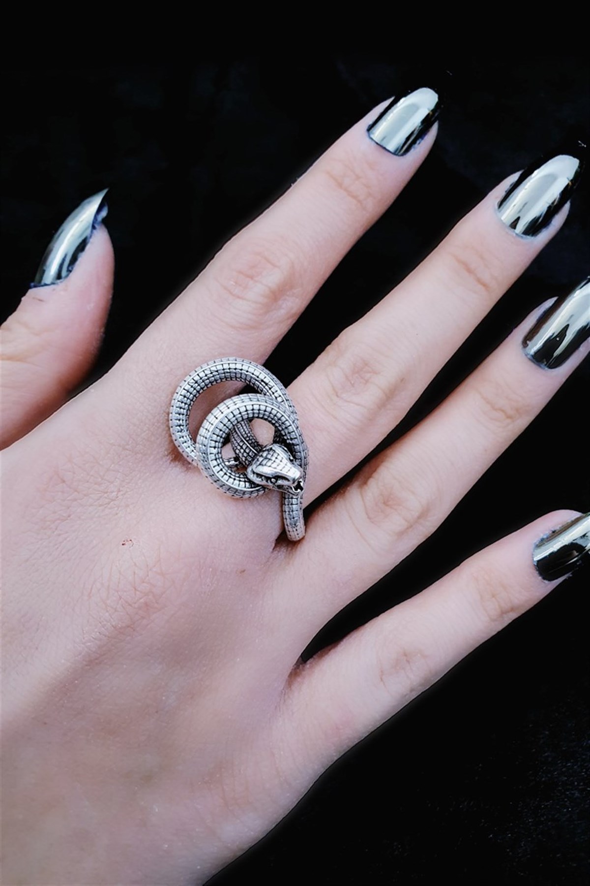 Touz Three-D Snake Ayarlanabilir Yüzük