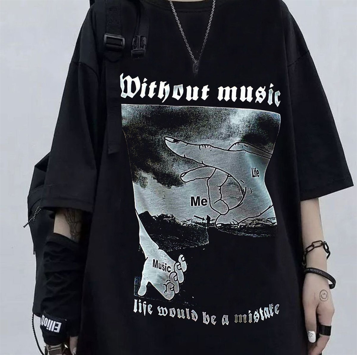 Touz Without Music Unisex T-shirt