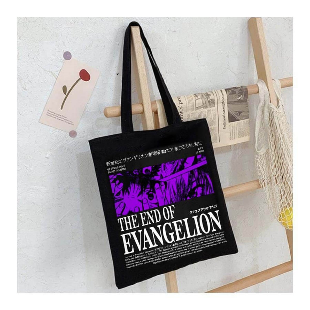 TouzThe End of Evangelion Unisex Bez Çanta