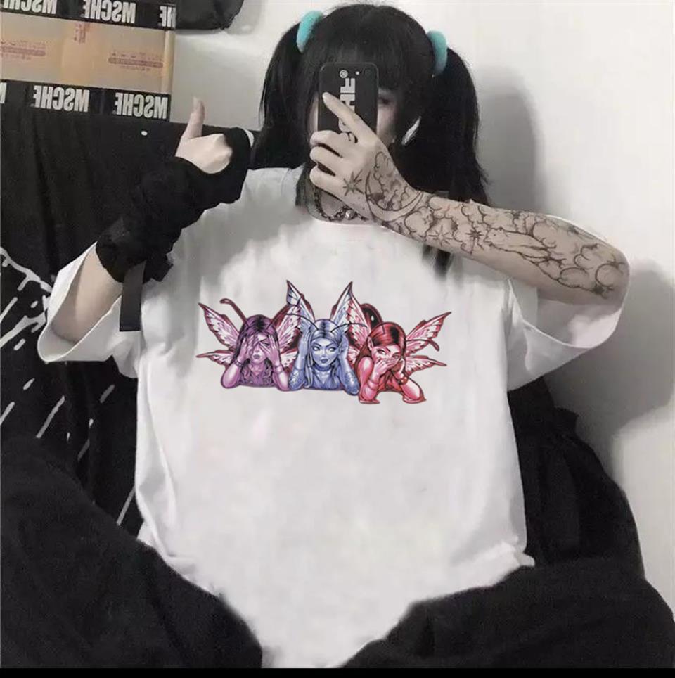 Winged Girls Beyaz Unisex Oversize T-shirt