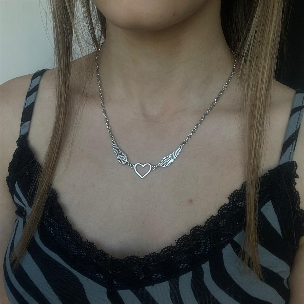 Winged Heart Tasarım Kolye