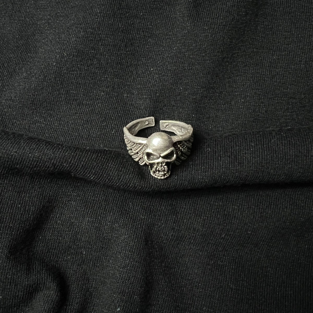Winged Skull Ayarlanabilir Yüzük