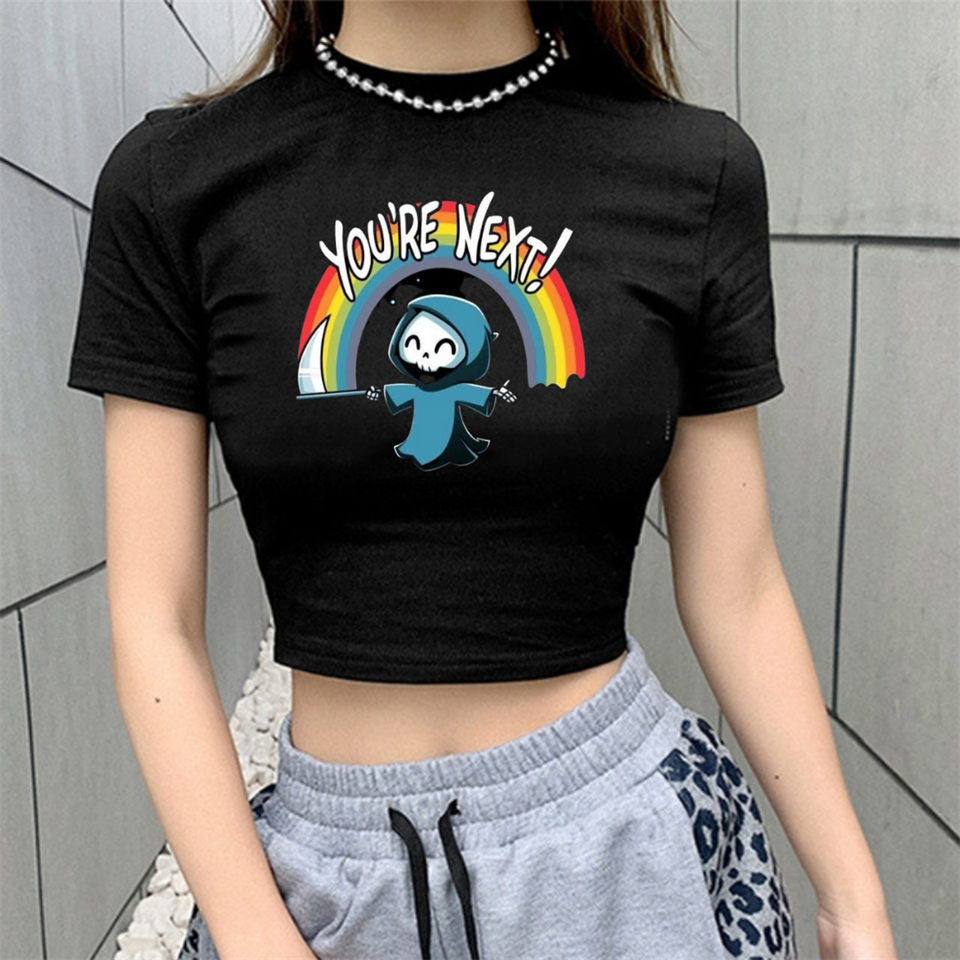 Yo're Next Siyah Crop