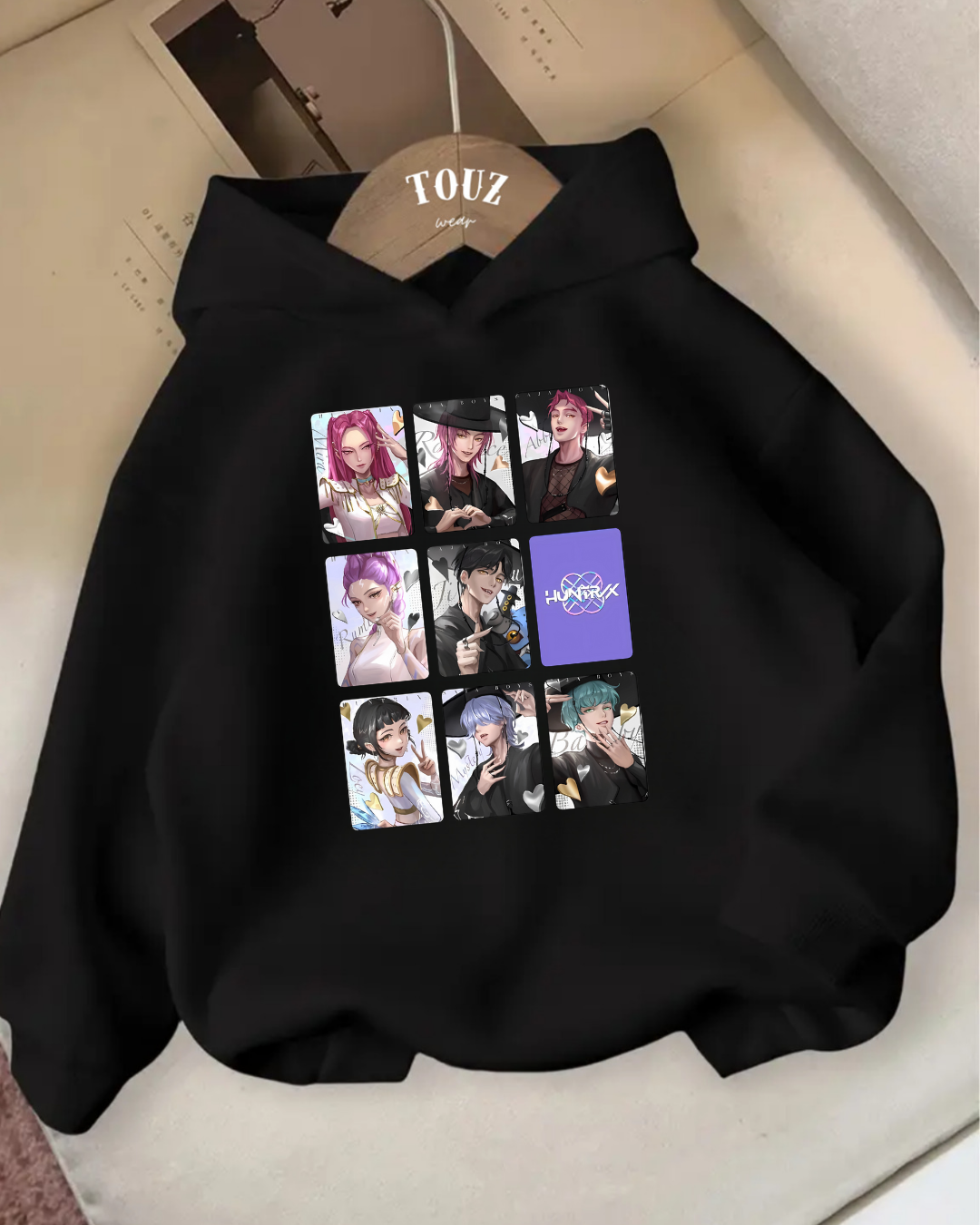 Young KPop Demon Hunters 3 iplik Kalın Sweet Hoodie