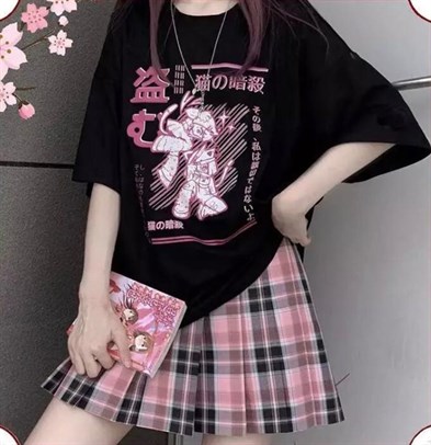 Harajuku Kawaii Ninja Cat Unisex T-shirt