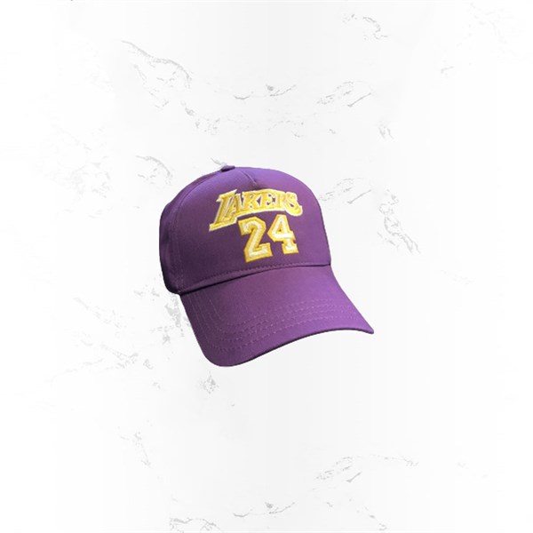 Lakers 24 Baskılı Mor Şapka