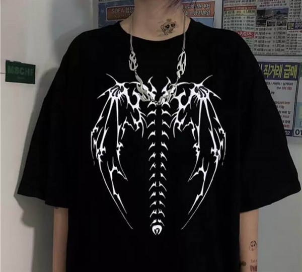 Siyah Skeleton Unisex T-shirt