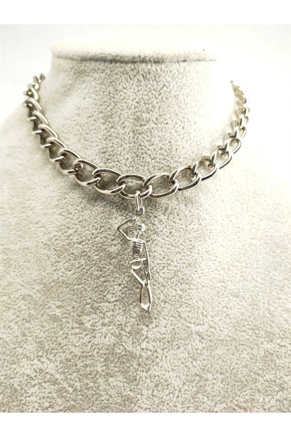 Suicide Skeleton Gothic Chain Choker