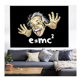 Albert Einstein E=mc2 Duvar Halısı