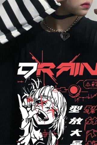 Anime My Hero Academia Toga Karikatür Unisex Oversize Uzun Kollu T-shirt