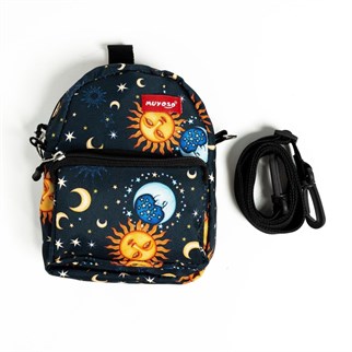 Ay & Güneş Desenli Mini Çanta