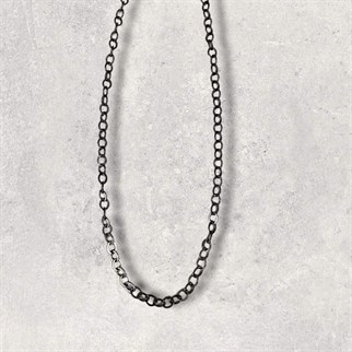 Black Thick Chain Kolye