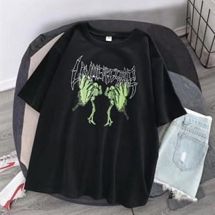 Harajuku Retro Gothic Butterfly Unisex Oversize T-Shirt