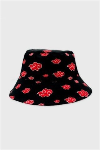 Naruto Akatsuki Cloud Bucket Şapka