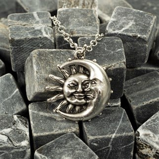 Sun and Moon Necklace Kolye