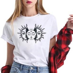 Sun And Moon Oversize T-Shirt