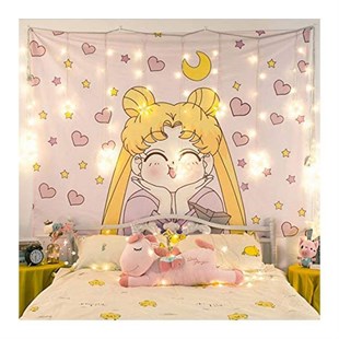 Touz 70Cm 100cm Japanese Anime Sailor Moon Duvar Halısı