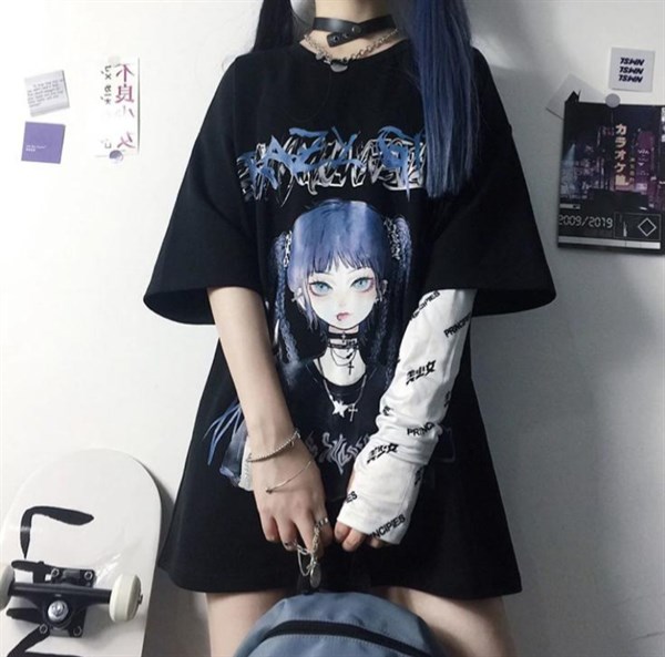 Touz Harajuku Crazy Girl Unisex T-shirt