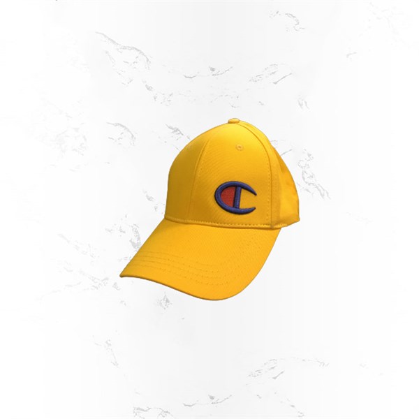 Yellow Champ Baskılı Sarı Kep Şapka
