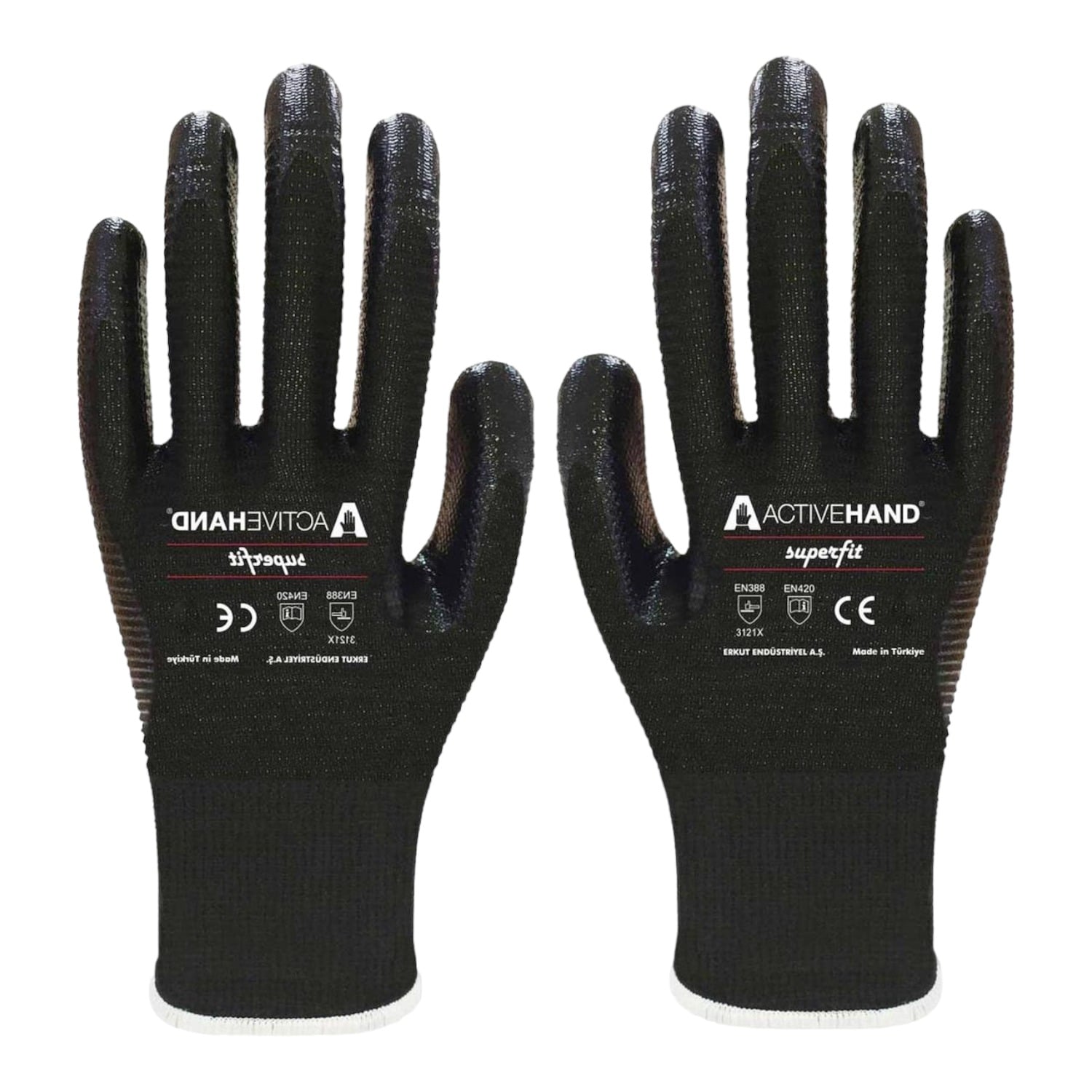 Activehand Süperfit Nitril Kaplı Eldiven