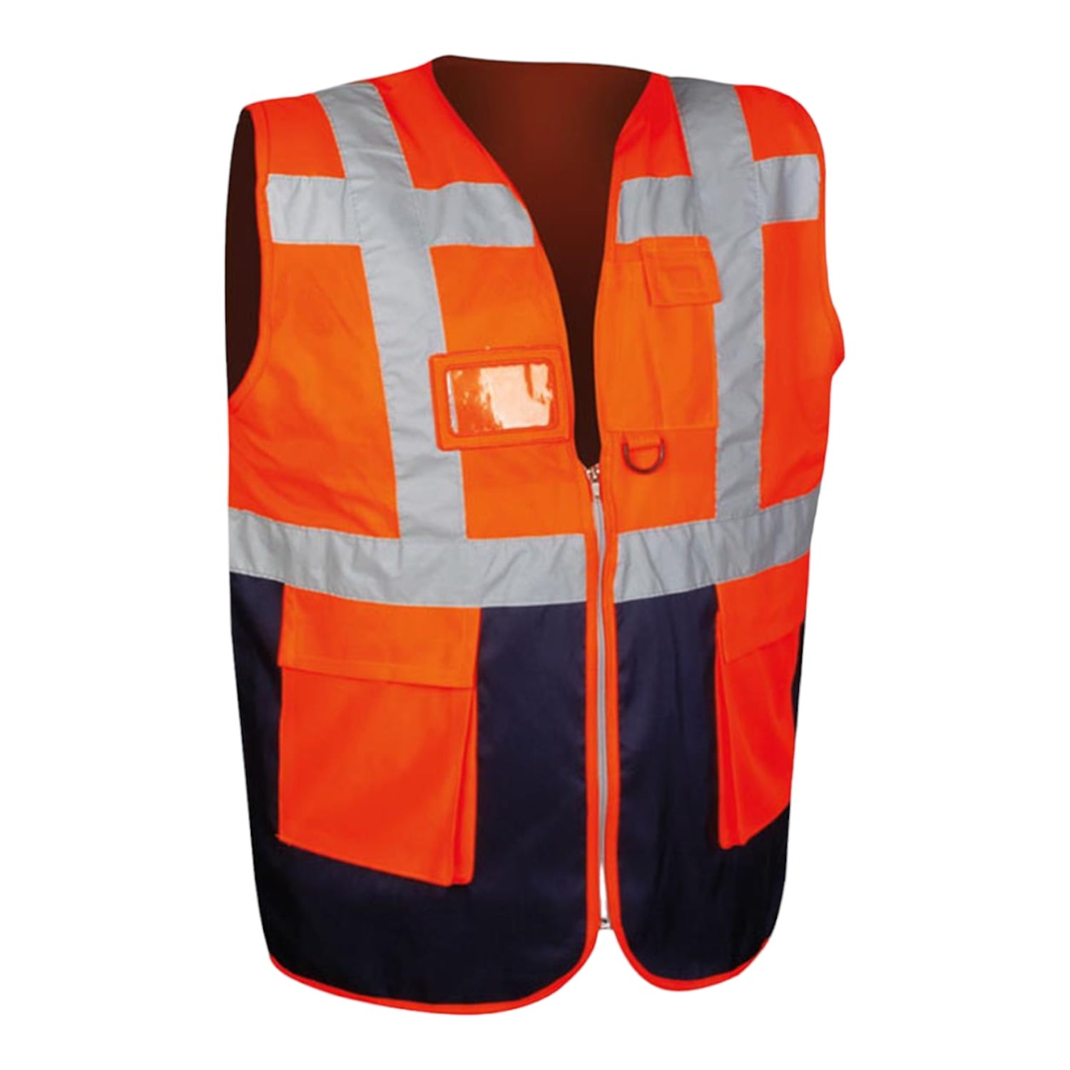 Kalant Mühendis Yeleği (Turuncu/Lacivert)