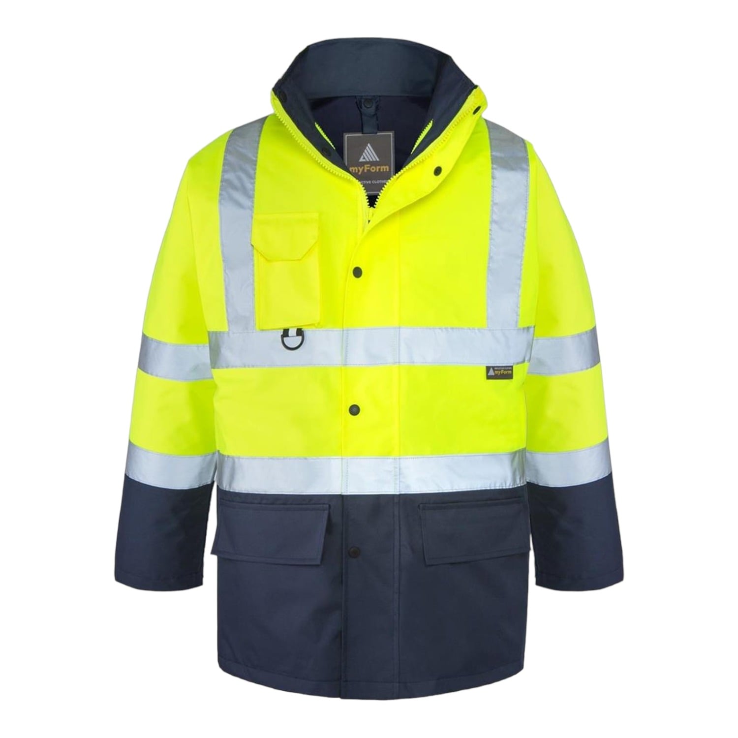 Myform 4121 Oxford Breathane 5 in 1 4121 Parka (Sarı/Lacivert)