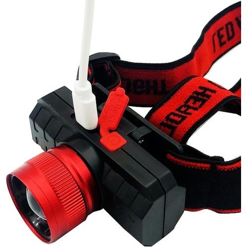 Panther PT-5920 Zoomlu Şarjlı Led Kafa Lambası
