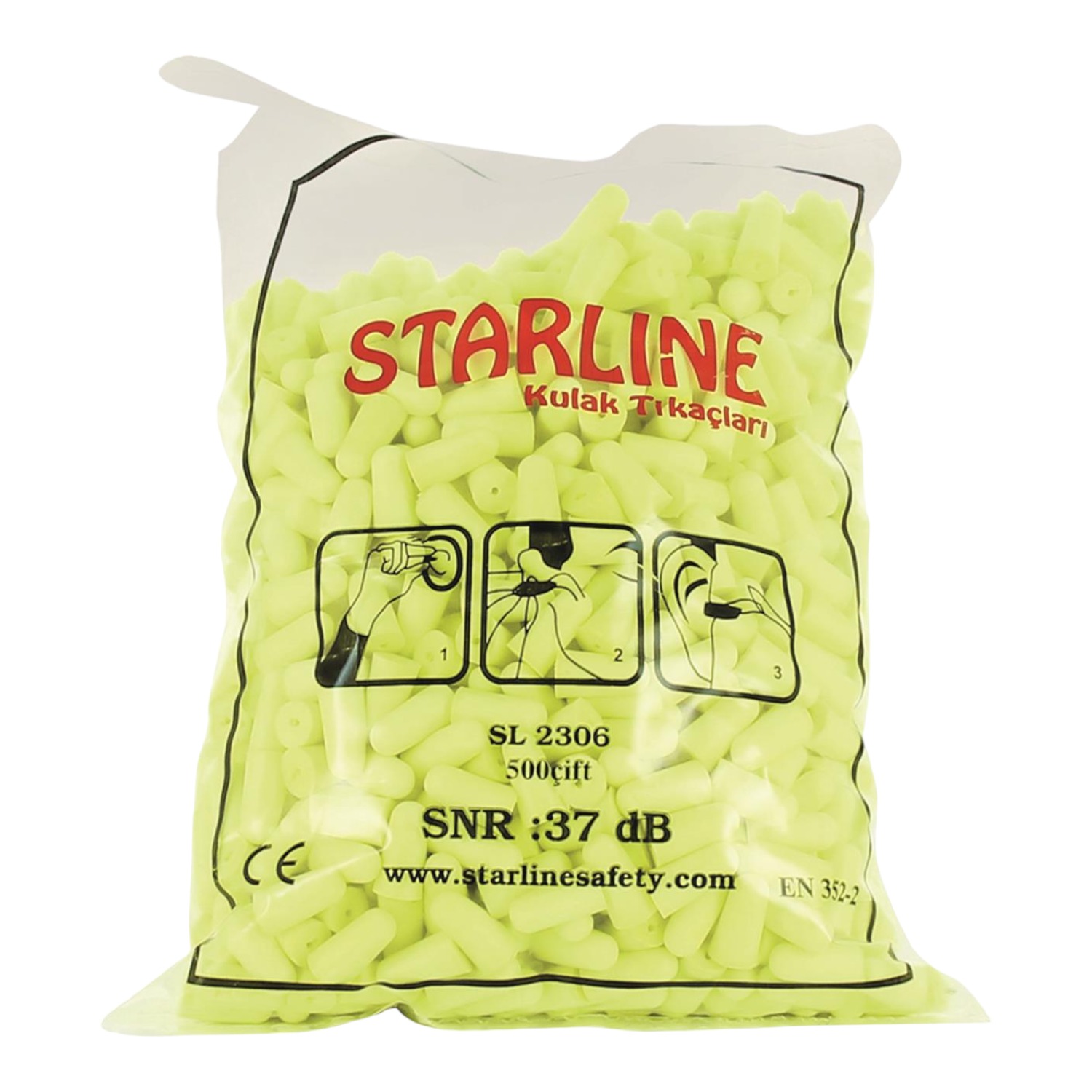 Starline Refil 2306 Dökme Tip Kulak Tıkacı (500 Çift)