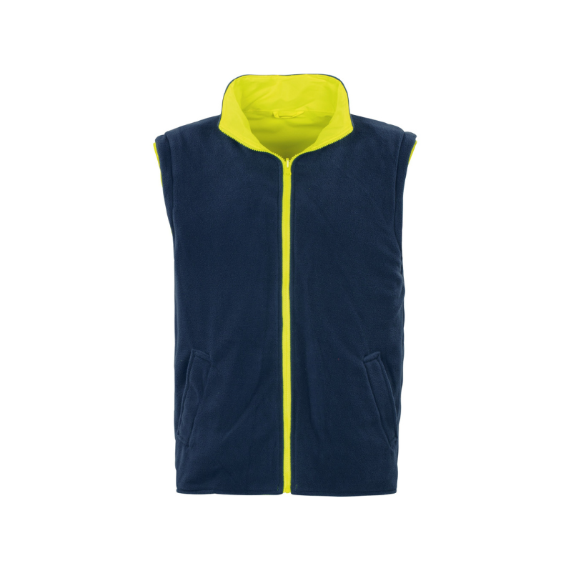 Vizwell WJK44 Oxford 5 in 1 Reflektörlü Parka (Sarı/Lacivert)