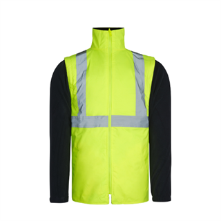 Izrasa NT-44 Oxford 5 in 1 Reflektörlü Parka (Sarı/Lacivert)